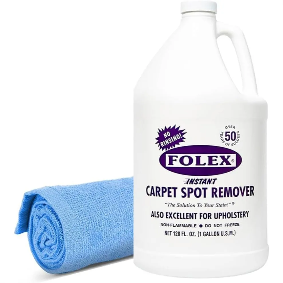 

Instant Carpet Spot Remover 128 oz - Powerful Stain Remover for Carpets, Upholstery & Rugs - Eliminates Pet Stains, Grease, Red