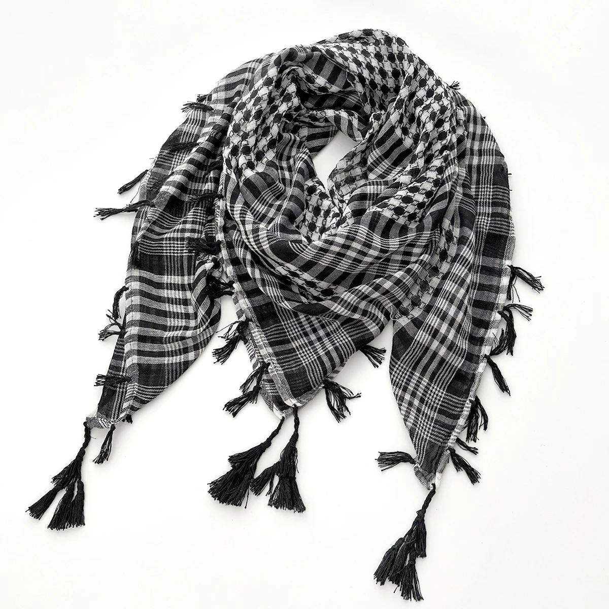 

Military Tactical Desert Hijab Scarf Muslim Headscarf Islam Arab Keffiyeh Head Neck Scarves Wrap for Men and Women