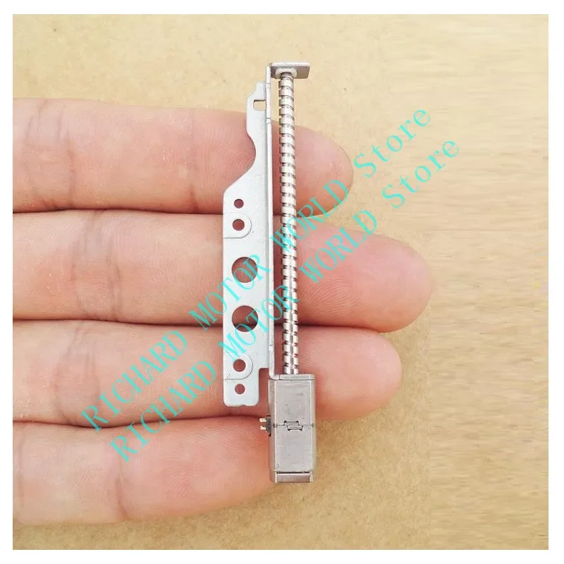 10 peças 5*7mm sanyo original 2 fases motor de passo de 4 fios com haste de parafuso longa 47.8mm