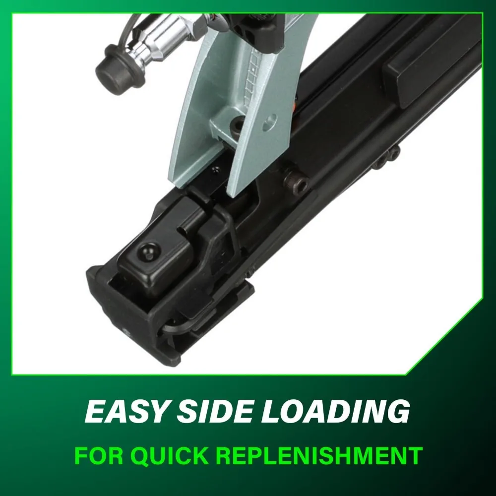 Metabo HPT Pneumatic Nailer: Professional Choice for Cabinet, Trim, and Craft Work, Creates Discreet Holes, Lightweight Design