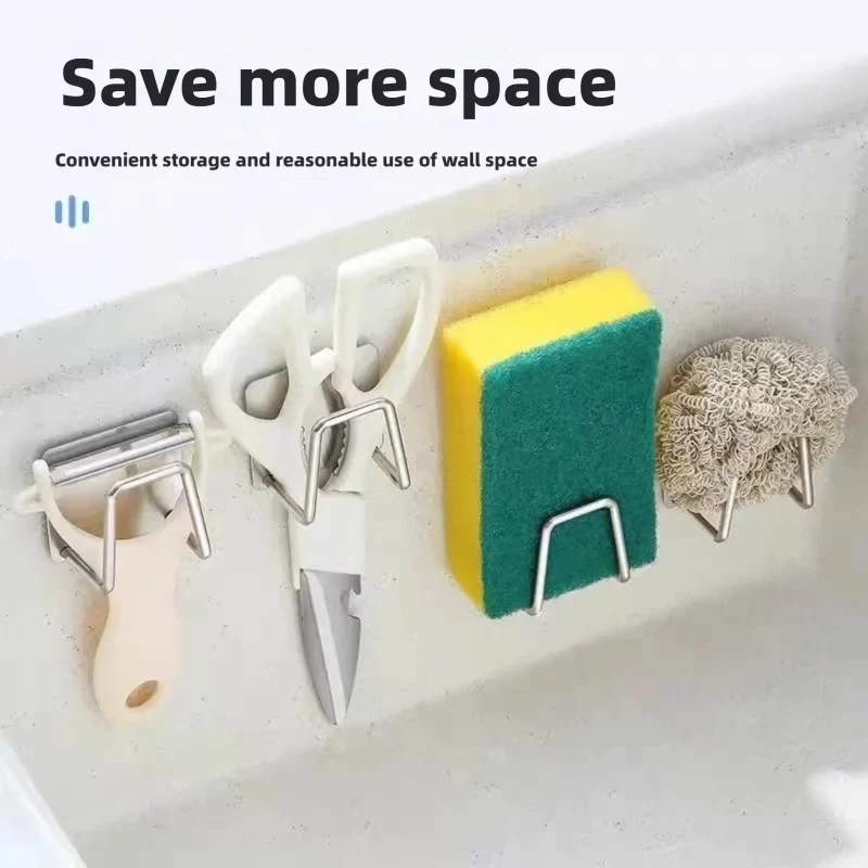 Stainless Steel Self-Adhesive Sponge Holder: Space-Saving Or