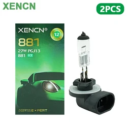 XENCN 881/H27 Car Fog Lamps OEM Quality 12V 27W PGJ13 3200K Standard Light Original Halogen Bulbs White Auto Lights, 2pcs