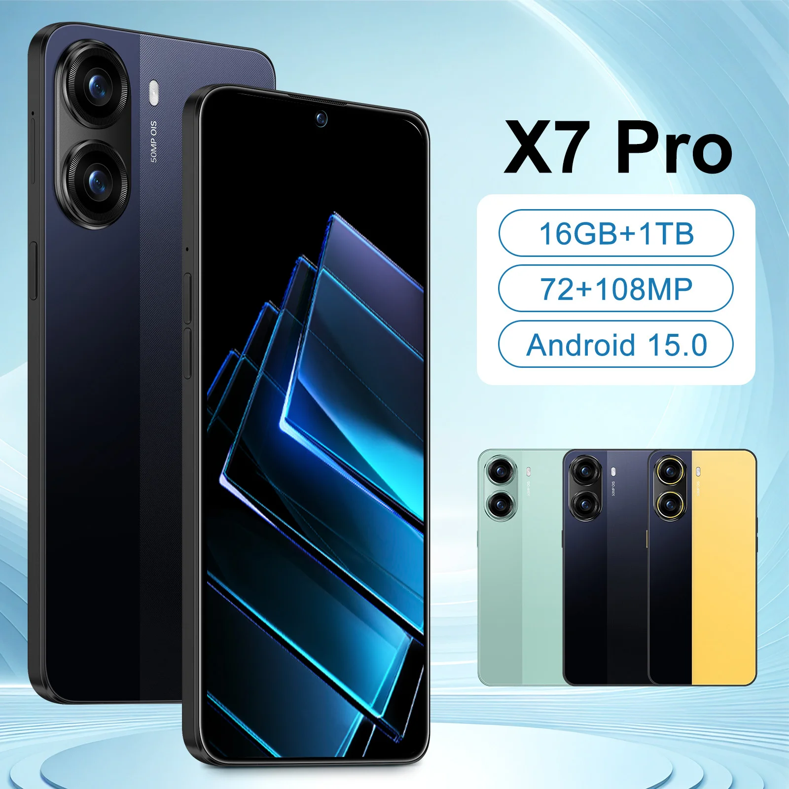 

Tablet protective case For Global Version X7 PRO Tablet PC Original 16GB+1TB Smart 5G Dual Card 7800Mah Android 15 Tab