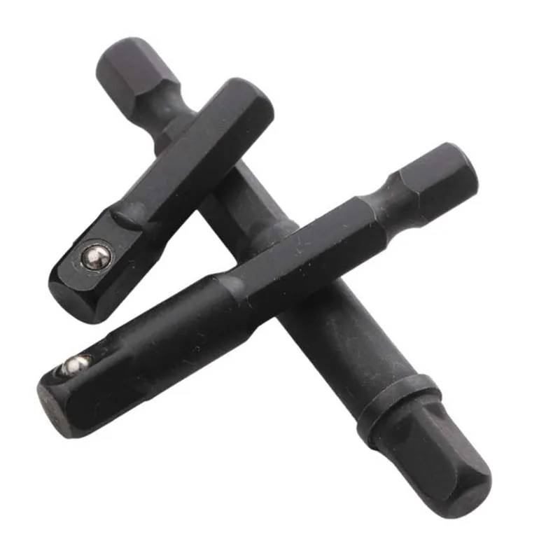 4Pcs/Set Impact Socket Adapter 1/4 Inch Shank Drill Bits Extension Rod Electric Drill Connecting Rods Power Tool Accessories