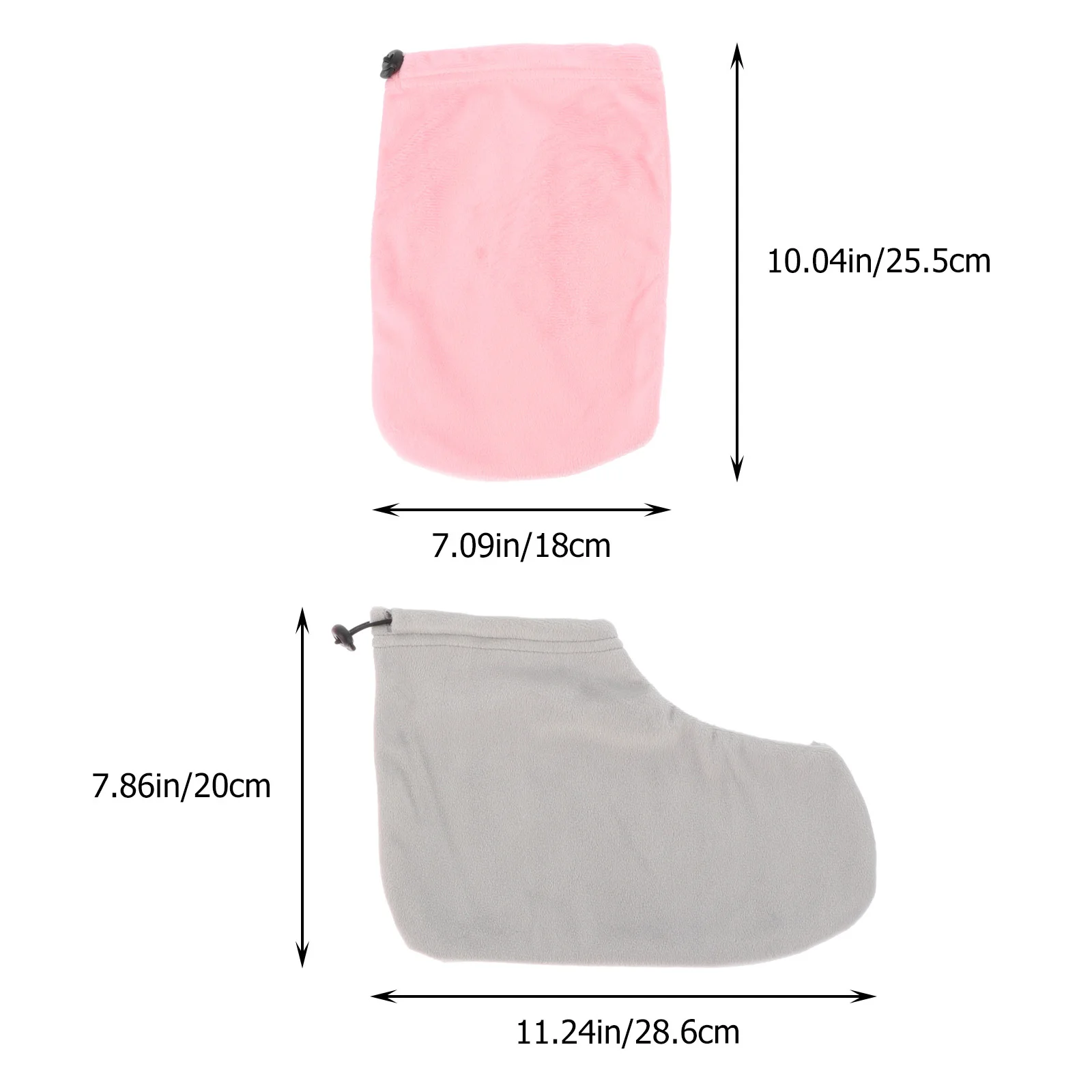 1 مجموعة شريط مرن شمع البارافين يغطي القدم اليد الحرارية معزول قفازات سبا للعناية بالبشرة ترطيب العلاج