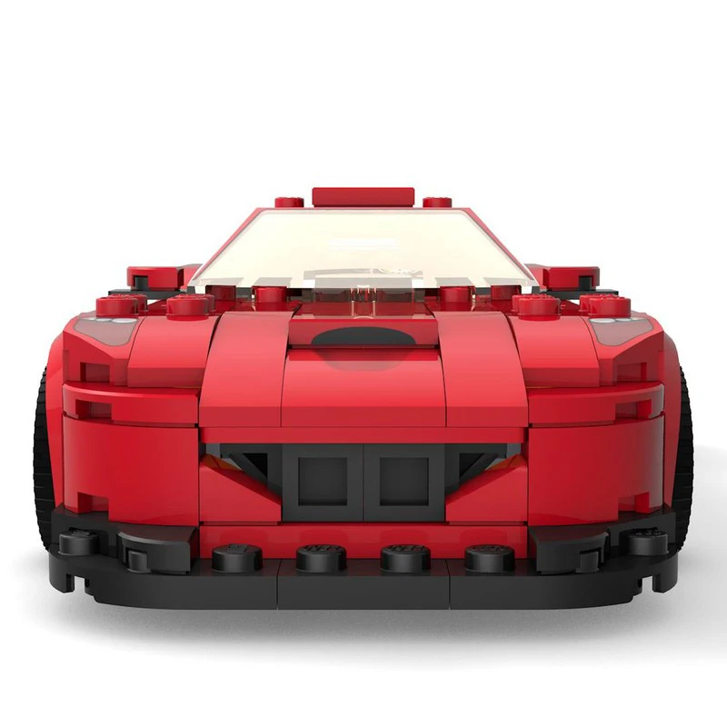 シティスピードチャンピオンモデル MOC ビルディングブロック イタリアンスポーツカー モジュラーテクノロジーギフト ホリデーアセンブル 子供のおもちゃスーツ