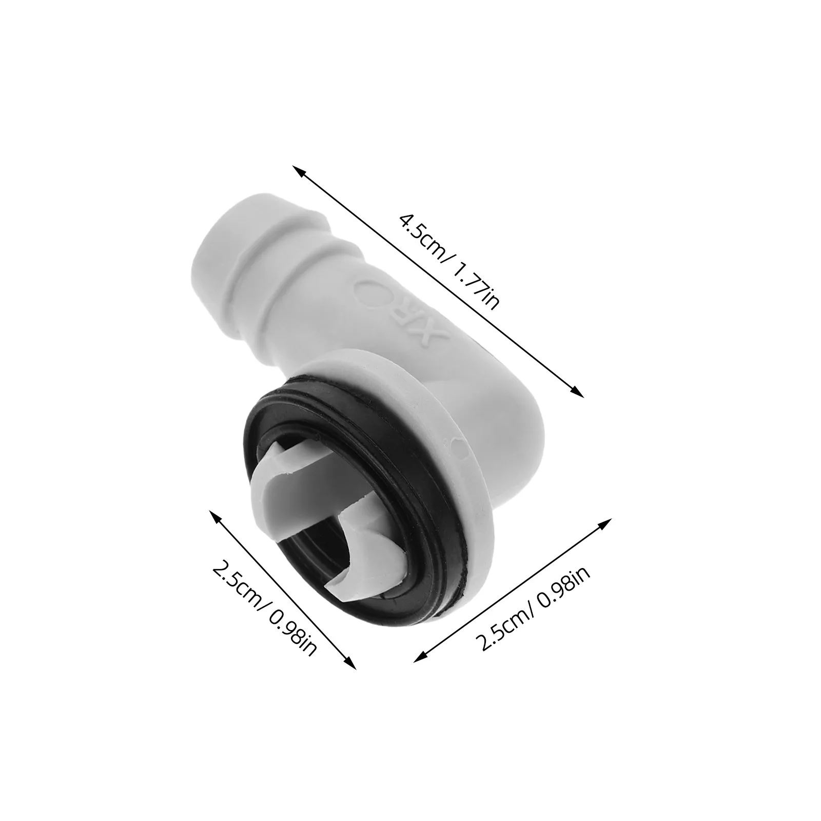6Pcs Ac Drain Hose Adapter Weather Resistant Connector Rubber Seal for Window Air Conditioner Mini Split Unit Efficient