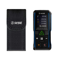 Green Laser Rangefinders 100m Multifunction with Digital Level Color Screen Vibration Meter Laser Tape