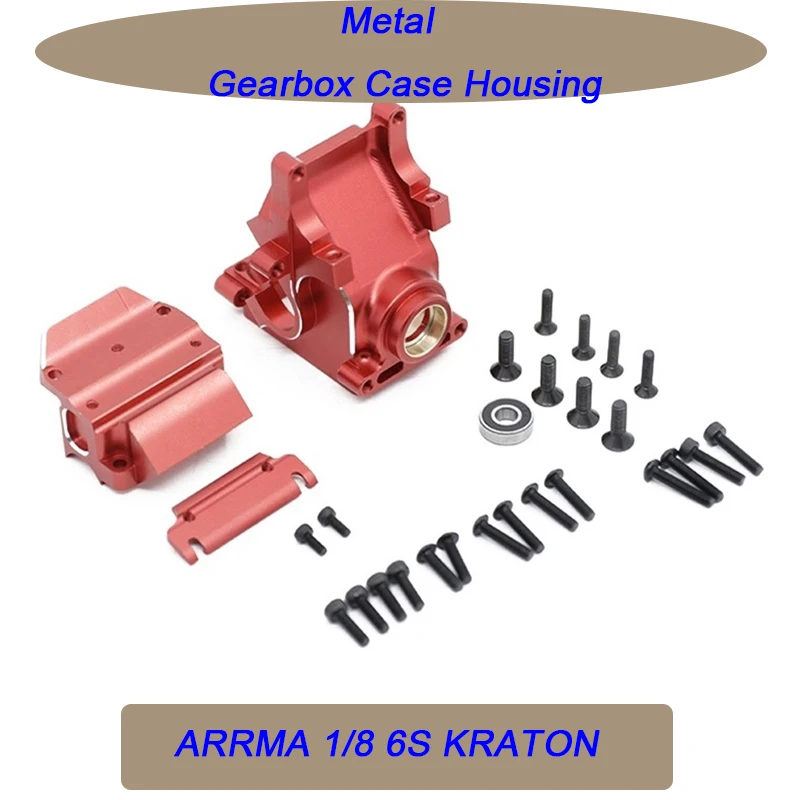 Metal Gearbox Case for ARRMA 1/8 & 1/7 RC – Fits KRATON, TALION, TYPHON, OUTCAST, MOJAVE – 6S Upgrade Part