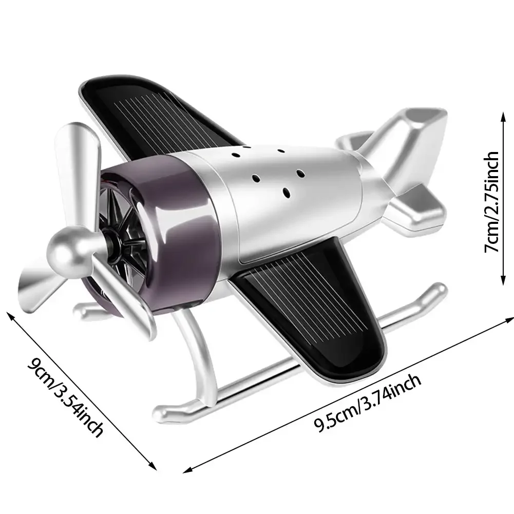 Kreative Auto zentrale Steuerung Lufter frischer Mini Solar Flugzeug Dekoration Auto Parfüm Lufter frischer Duft Flugzeug Ornament