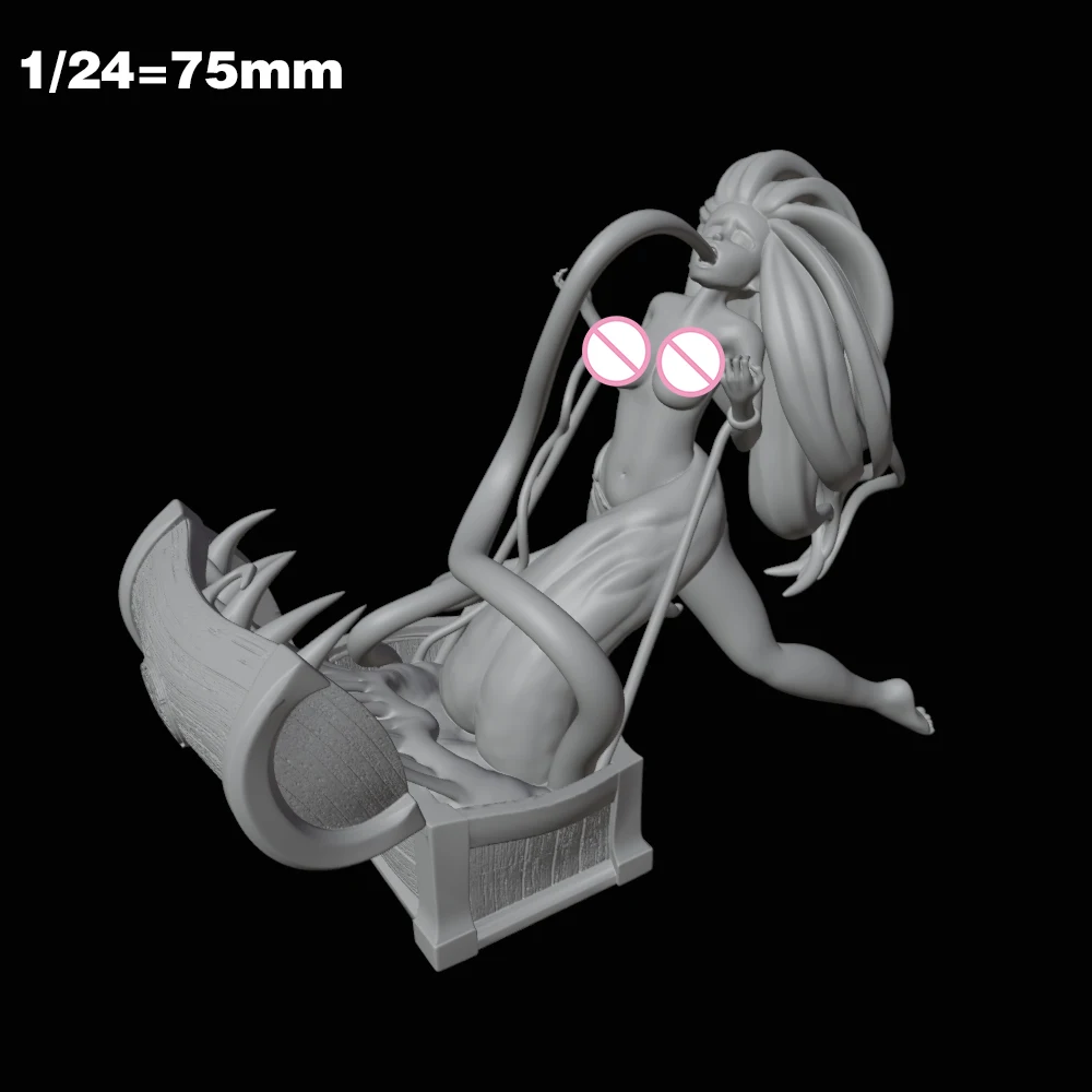 NWSF 3d Printing Model Kit Proportion GK WAIFU Treasure Box Octopus Monster Resin Model Kit DIY Statue Unpainted Kit Toy