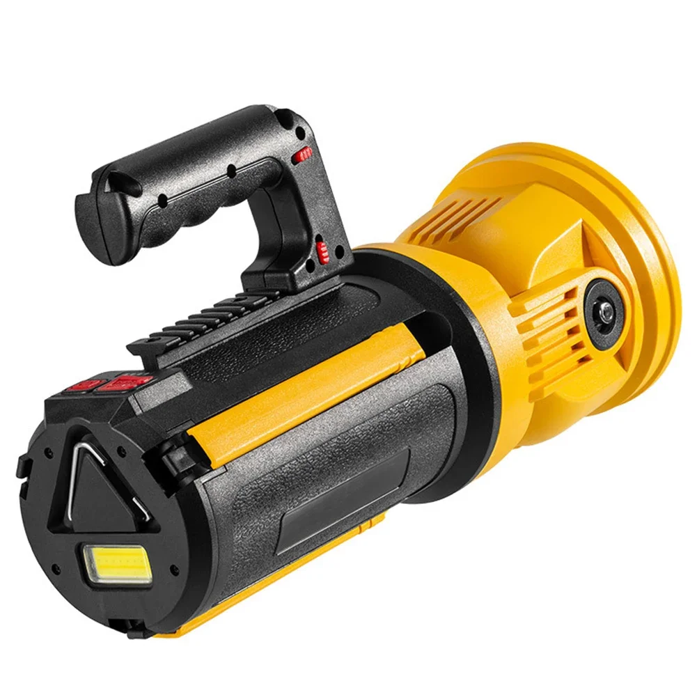 Portable Lanterns Super Bright Powerful LED Torch With High Medium Low Frequency Flashing Foldable Tripod Waterproof Spotlight