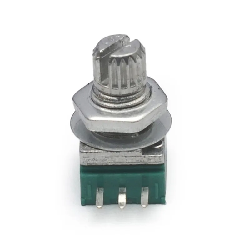 Guitar 50K Linear Potentiometer with 10mm Shaft Knob Straight PCB Pin Through-Hole Type Guitar Wiring Mod Replacement Parts
