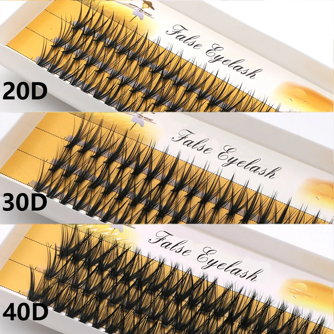 lash clusters 20D/30D Mink Eyelashes Natural Eyelash Extension Individual Lashes 60pcs/box Soft Box Fake Lashes Lashes wholesale