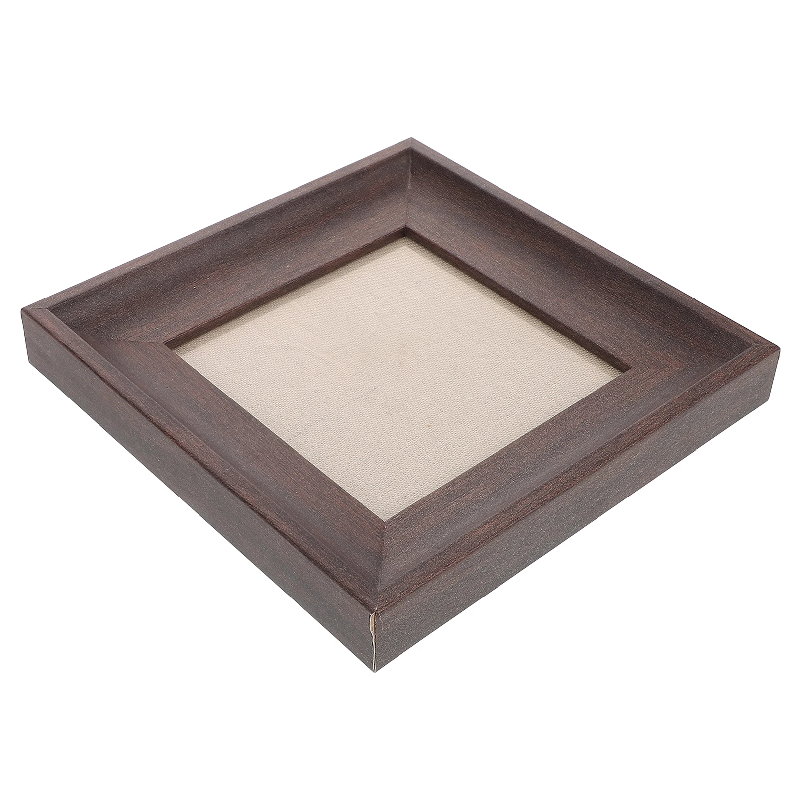 

Retro Wood Grain Fake Nails Color Photo Frame Empty Tips Display Board Nail Showcase Stand Brown Wooden Organizer for Salon