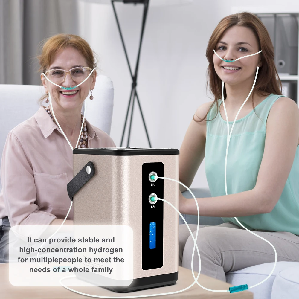 Suyzeko Hydrogen Water Generator 450ML Molecular Hydrogen Inhalation Machine H2 Inalador Home Care SPA Best Gifts