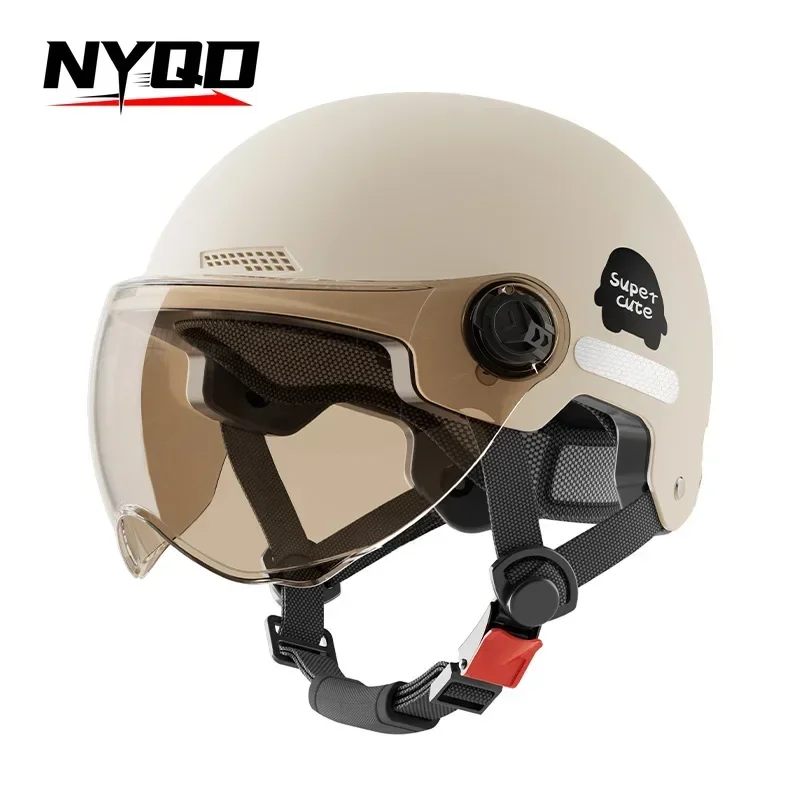 Electric Car Motorcycle Helmet Men and Women Summer Sun Protection Half Helmet Battery Car Safety Helmet 헬멧반모