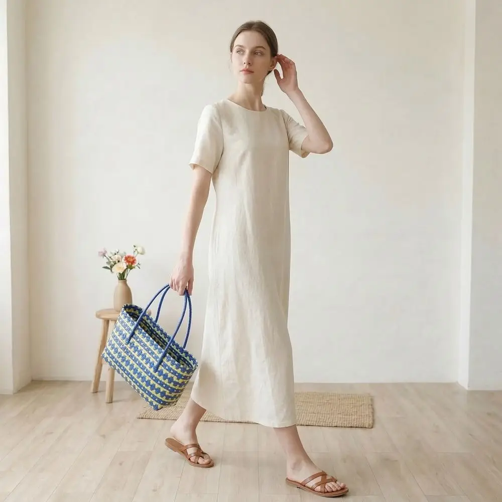 

Пляжная сумка-корзина из ПВХ с вырезами, в богемном стиле, водонепроницаемая, большая вместимость, для отпуска, летняя