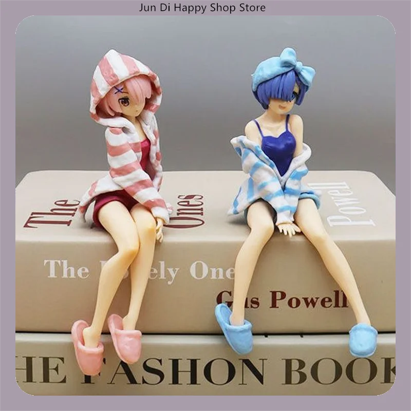 Figurine de collection Re:Zero Ram/Rem de 14 cm, modèle de personnage d'anime, décoration de bureau, jouet, cadeau pour les fans