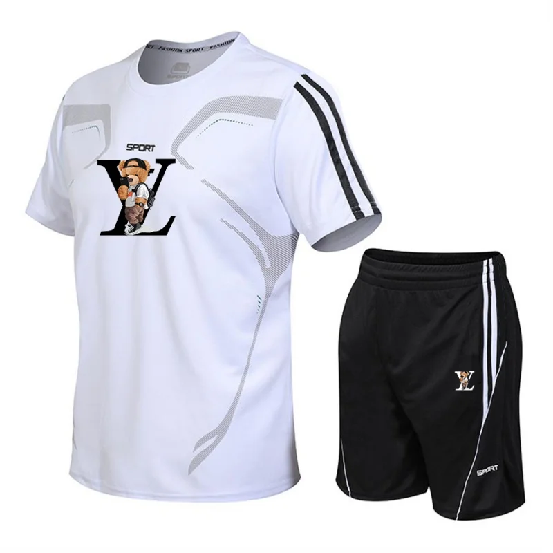 

Breathable short pants set, suitable for men and teenagers. It comes in various colors and is perfect for those who love sports.
