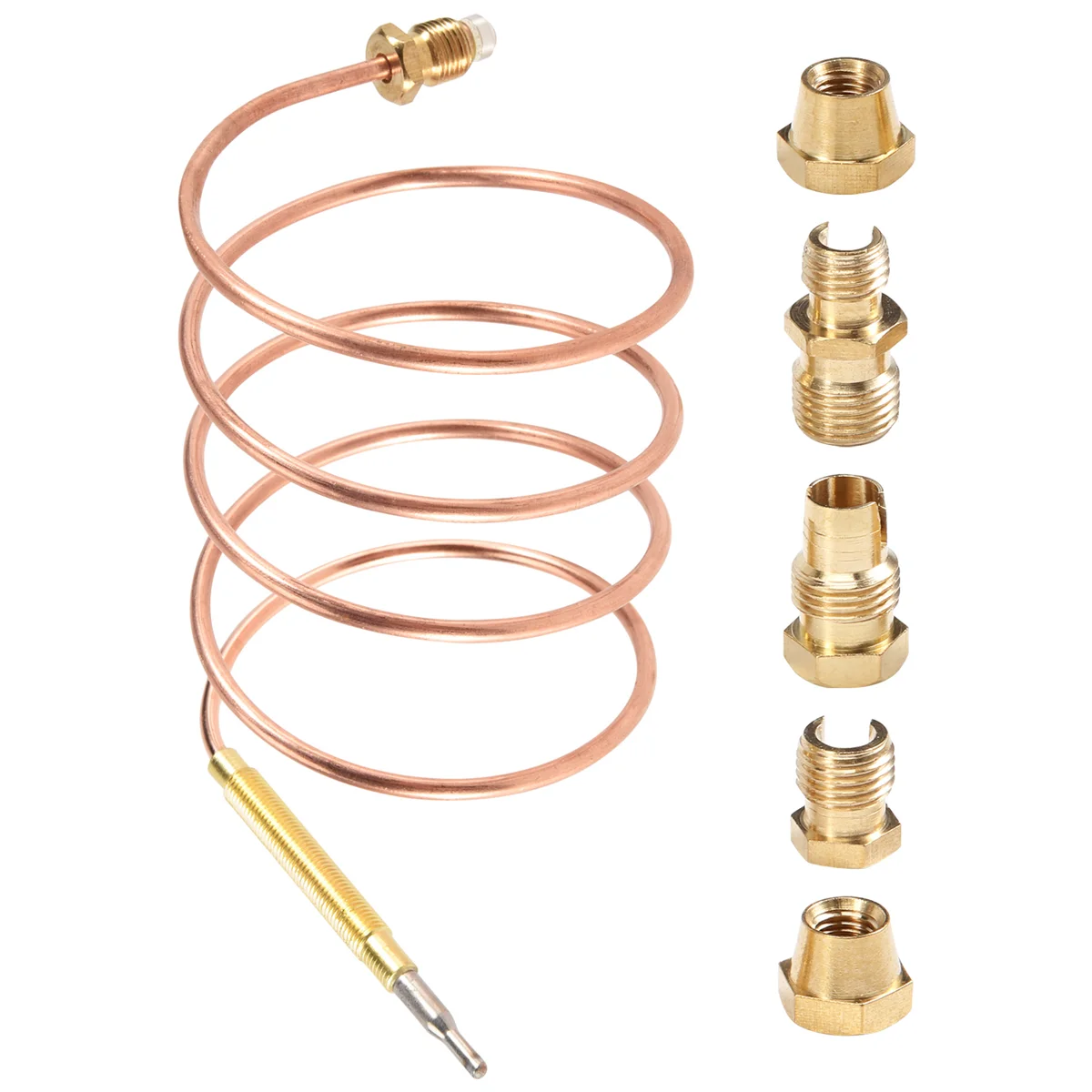 Kit termocoppia universale per fornello a Gas da 900Mm M6X0.75 con dadi rovesciati (cinque) termocoppia di ricambio