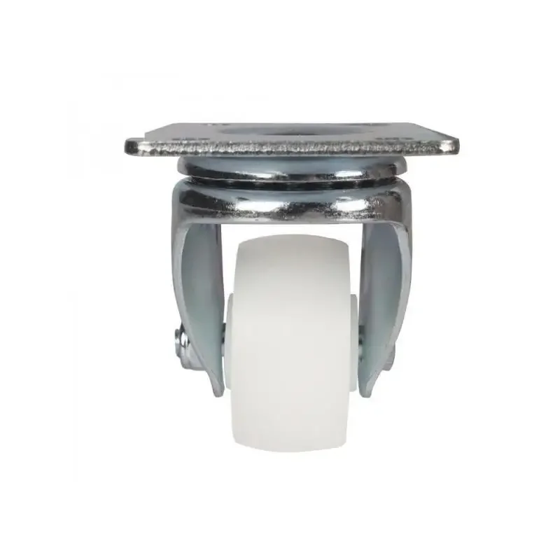 4 Packs  Medium-sized 2-inch White Nylon Moving Wheel Mute Wear-resistant Cabinet Shelf Toolbox Cart Caster