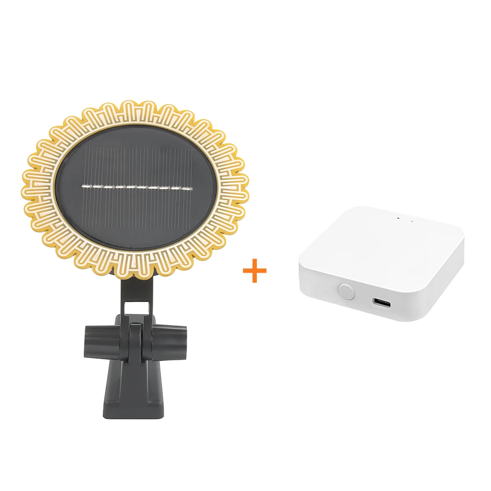Sensor De Lluvia Inteligente Tuya Zigbee Con Detector De Luz Y Panel Solar – Impermeable IPX6, Batería De Litio Recargable, Control Por Escenas Para Hogar Digital