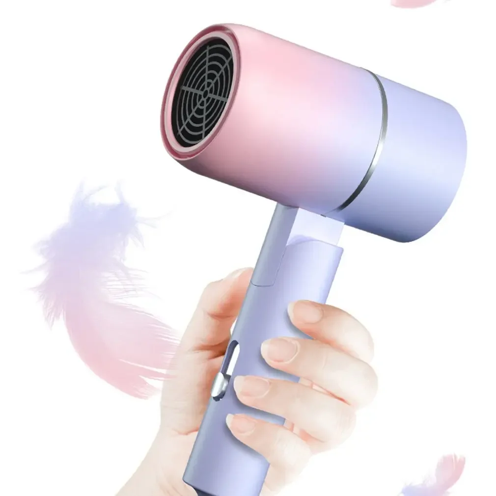 Professional Salon Folding Ionic Hair Dryer with Diffuser & Concentrator for Fast Drying