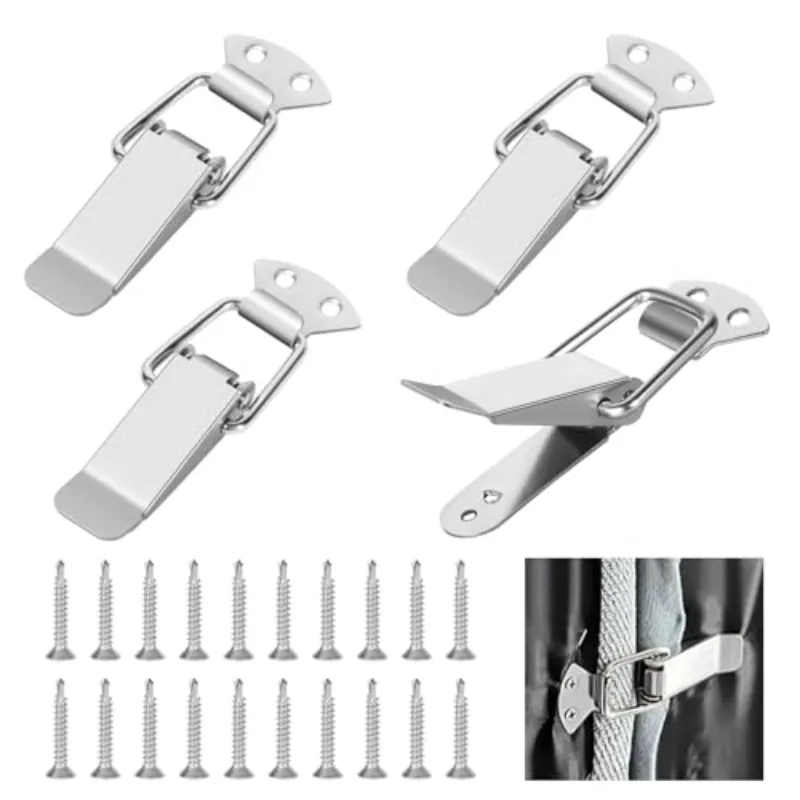 Sectional Sofa Interlocking, Sectional Couch Connectors, Furniture Connectors with Screws, Separation with Sturdy Hooks Clips