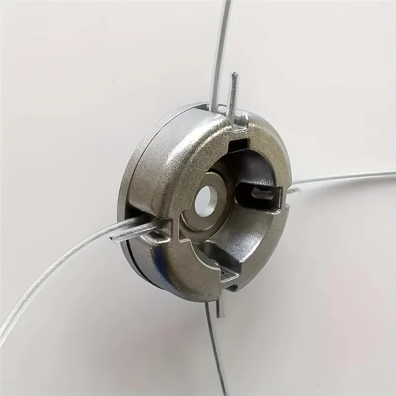 A74E-1Pc Testa universale per tosaerba in lega di alluminio Testa per tosaerba con parti di ricambio per tosaerba in acciaio al nylon
