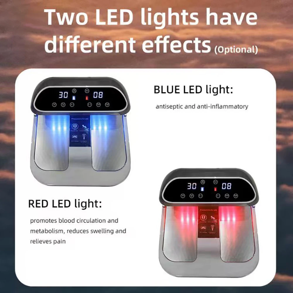 

Quantum Terahertz Foot Massager Biological Energy Electromagnetic Pain Relief Device New Physiotherapy Blue Ligh Massage Machine