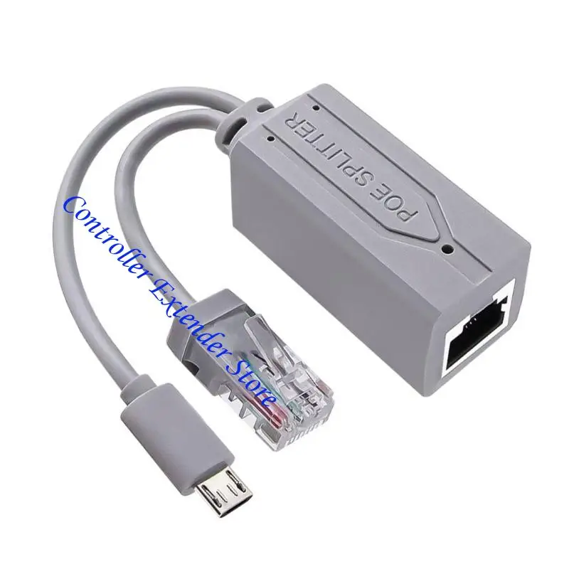 

N84B Versatilitys USB PoE Splitter Provides 5V Output for USB Gadgets Easy to Use