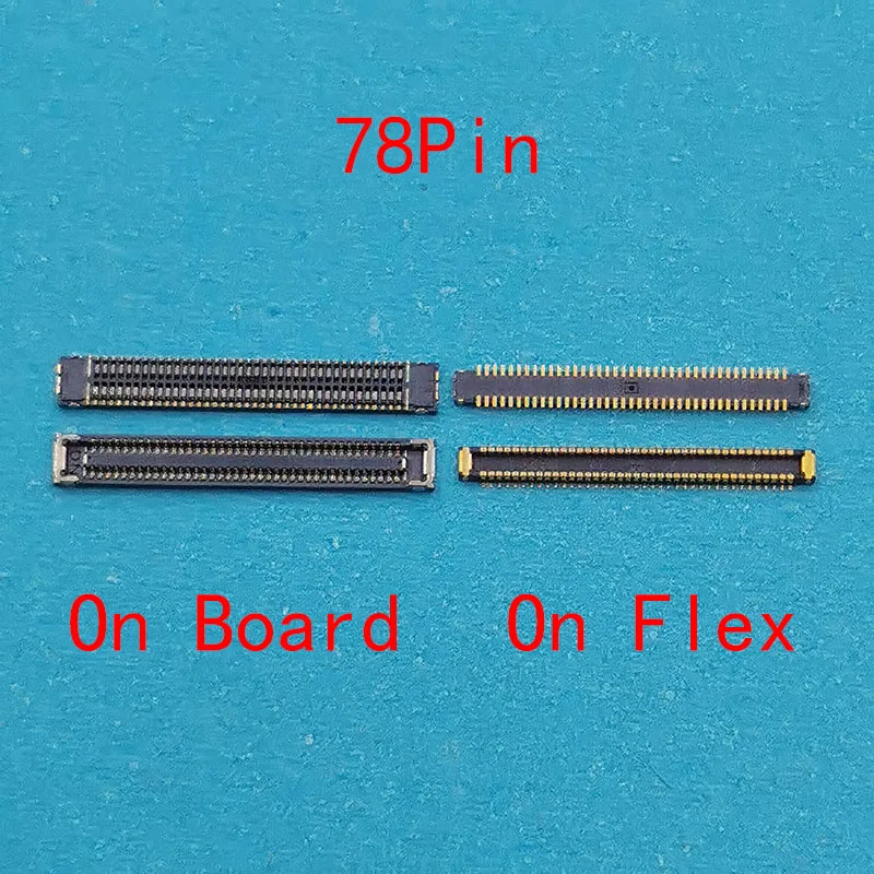 

2PCS 78pin USB Charger Charging Dock FPC Connector On Board For Samsung Note 10 Lite N770 N770F A51 2020 A515 A515F