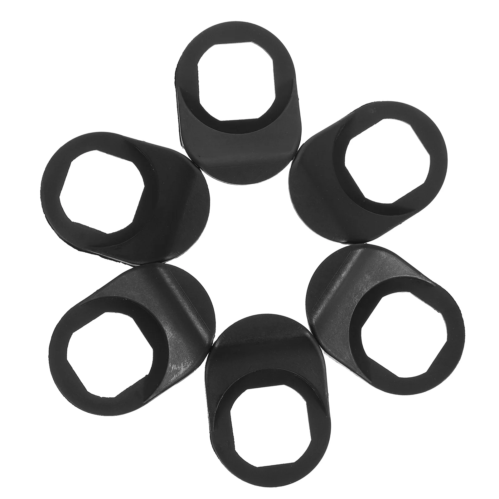 

6Pcs Plastic Trash Bin Rainproof Covers with Lock Pull Tab for Train Garbage Bins Water Resistant Waste Disposal Cover