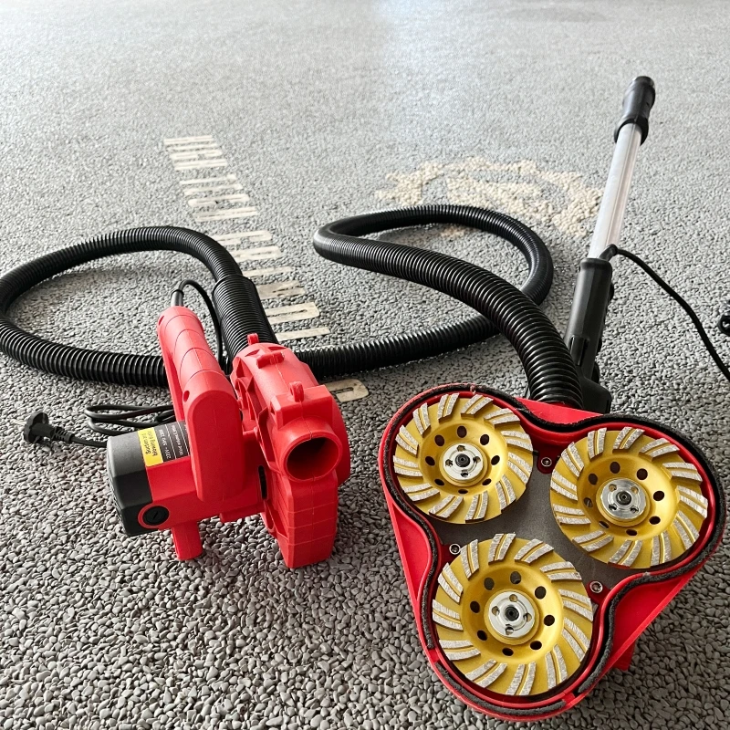 

Multi-Function Dust-Free 110V 220V Epoxy Remove Concrete Wall Grinder HandHeld Concrete Floor Grinding Tools With Vacuum