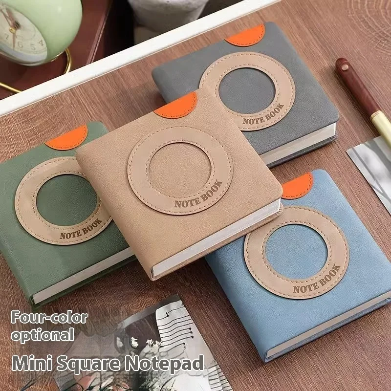 

Mini Square Notebook Pocket-Sized Cute Aesthetic Diary Journal Customizable Memo Notepad For Students Travel And Office Writing