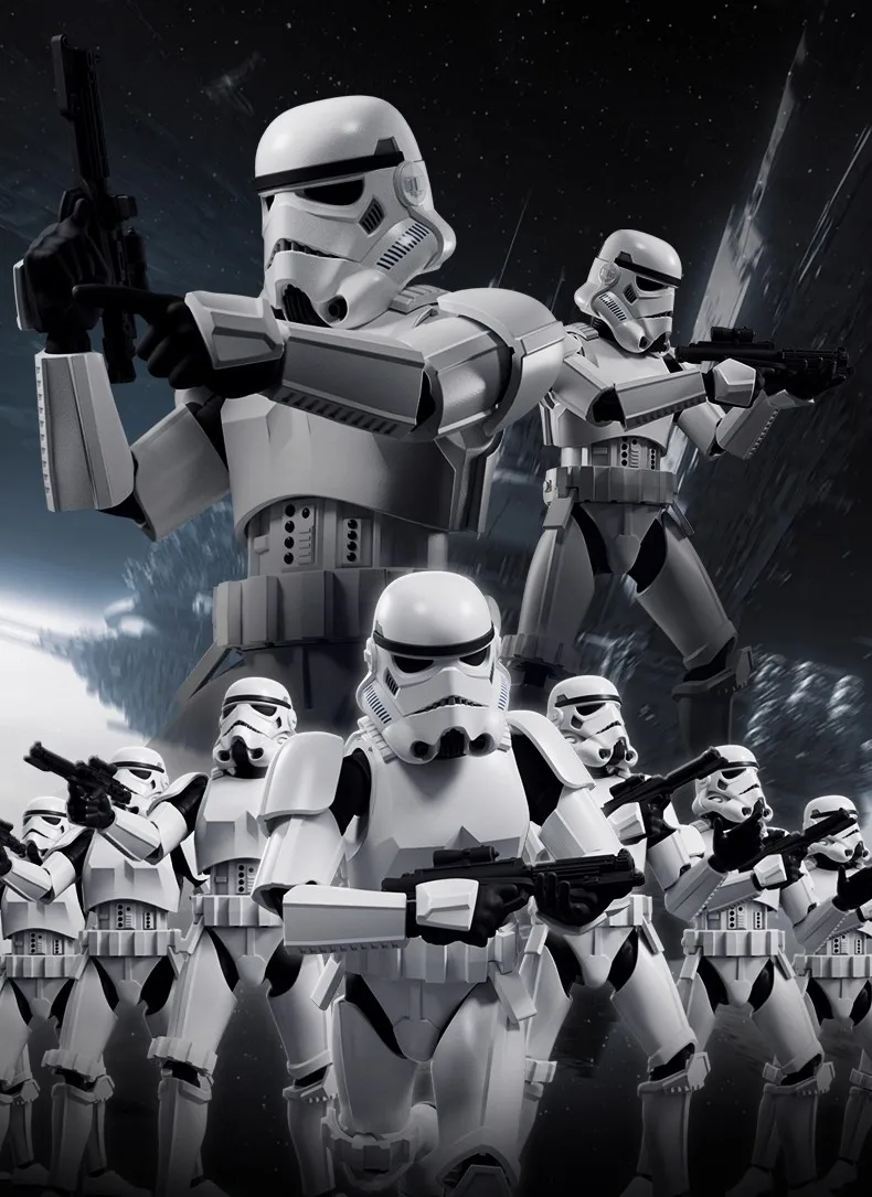 Blokees الجديدة 2025 نماذج تجميع حرب النجوم دارث فيدر عمل الشكل الإمبراطوري Stormtrooper ما وراء النسخة تمثال ألعاب الهالوين