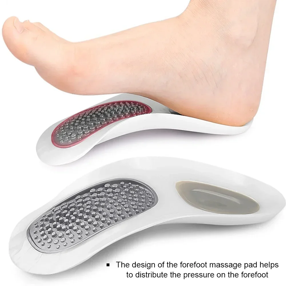 

Detachable Combination Breathable Women's Foot Arch Pad Back Pad Flat Foot Insole Men's Footheart Insole Bagged