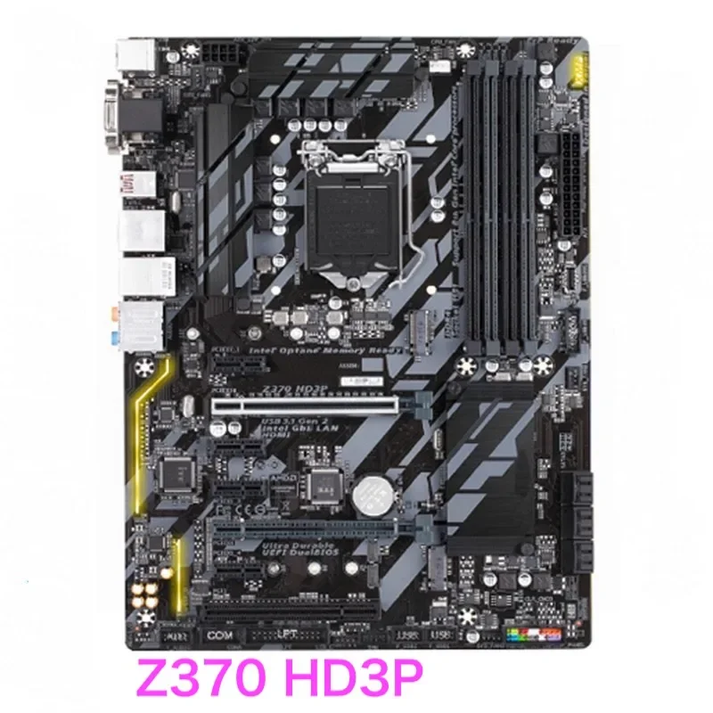 Suitable For Gigabyte Z370 HD3P Motherboard 64GB LGA 1151 DDR4 ATX Mainboard 100% Tested OK Fully Work Free Shipping