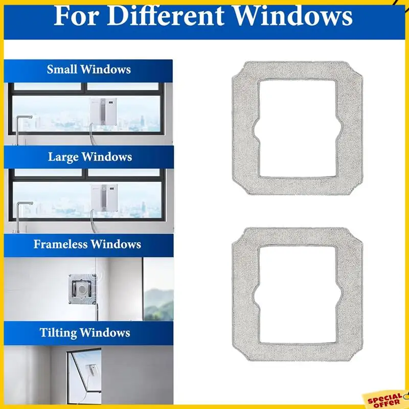 Pano de esfregão de substituição A24P compatível com Ecovacs Winboot Mini aspirador de pó peças acessórios