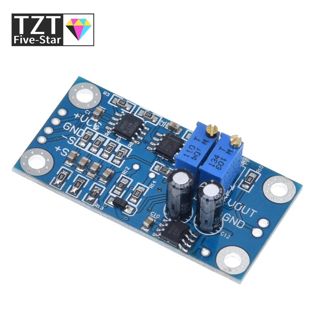 TZT AD620 Microvolt MV Voltage Amplifier Signal Instrumentation Module Board 3-12VDC New Arrival