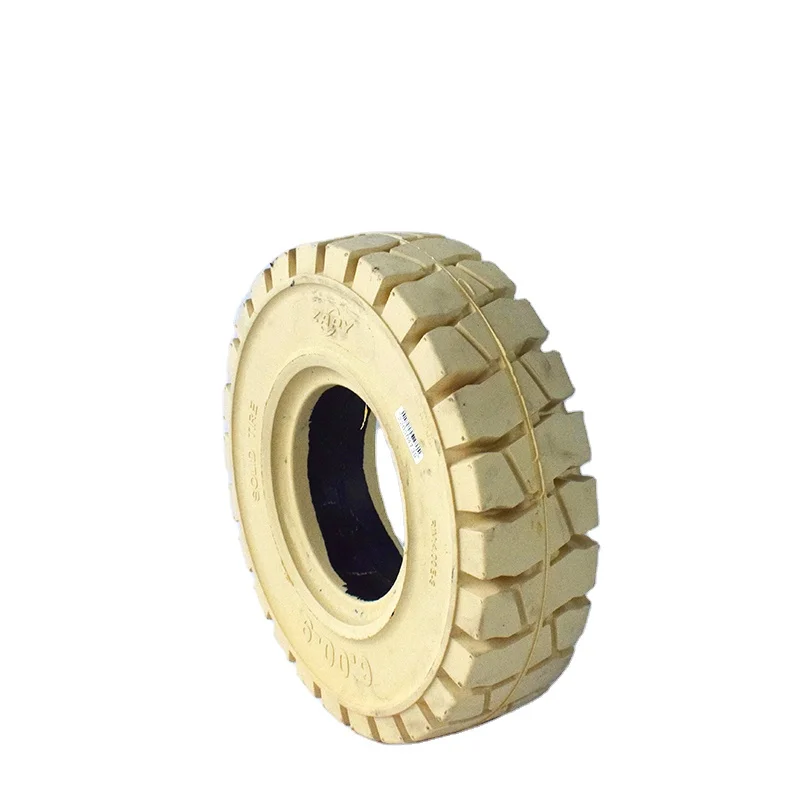High Elastic Solid Tyre 600-9 Environmental Friendly Tyre with C718  Pattern Used for Forklift