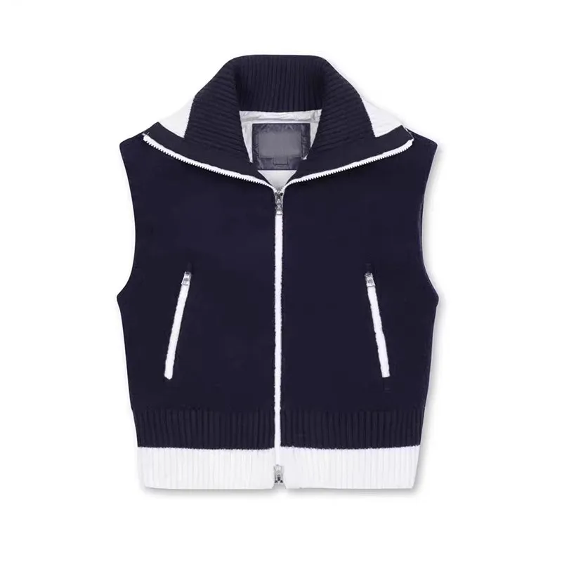 Autumn And Winter New Golf Clothing Women's Stackable Golf Vest Top Lamb Outdoor Sports Casual Tank Top