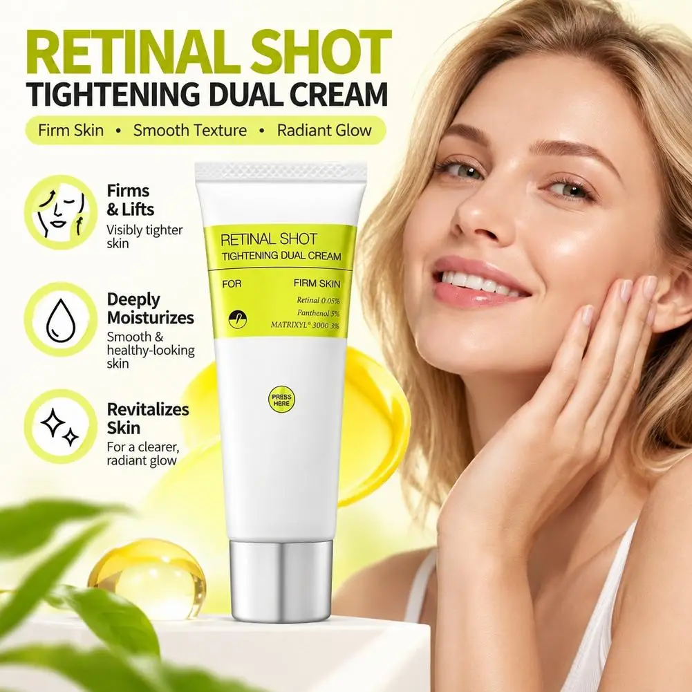 Retinal Shot Tightening Serum/Booster/Face Fift Cream Deep Hydration Moisturizating Firm Skin Reduces Fine Lines Minimizes Pores