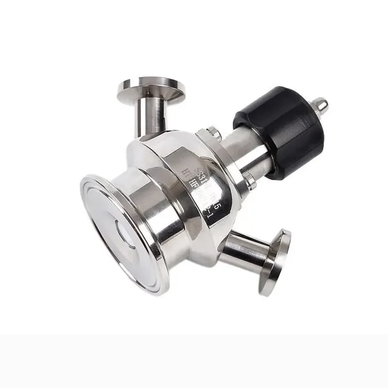 COMPASS W9 SS316L High Quality Pneumatic Stainless Steel Sanitary SGF Type Clamp Micro Biology Sterile Water Sampling Valve