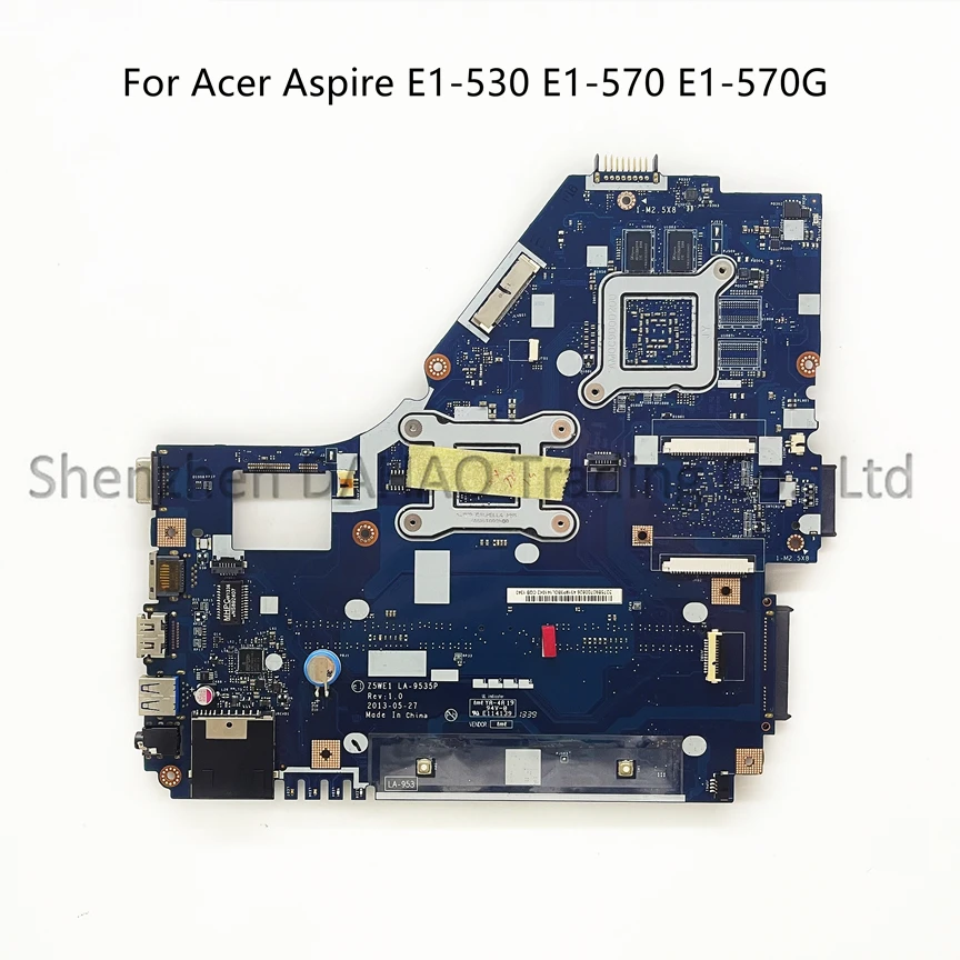 Z5WE1 LA-9535P For Acer Aspire E1-570 E1-570G Laptop Motherboard With Intel i3 i5 i7 CPU GT740/720M Video Card 100% Fully Tested