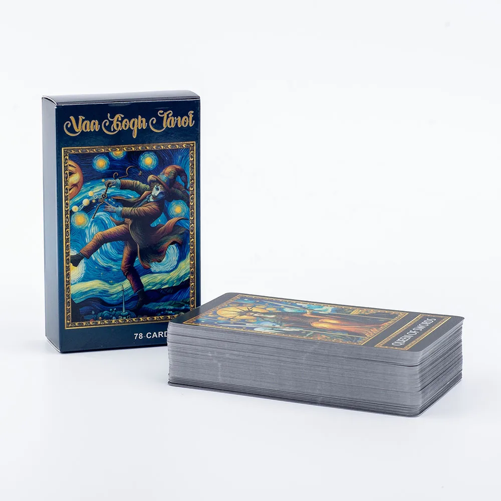 Van Gogh Tarot 78-Kartendeck, Brettspiele, Illustration, Wahrsagerei, Weisheit, Orakelkarten, Party, Desktop, Spielzeug, Unterhaltung, Freizeit – Detail 3
