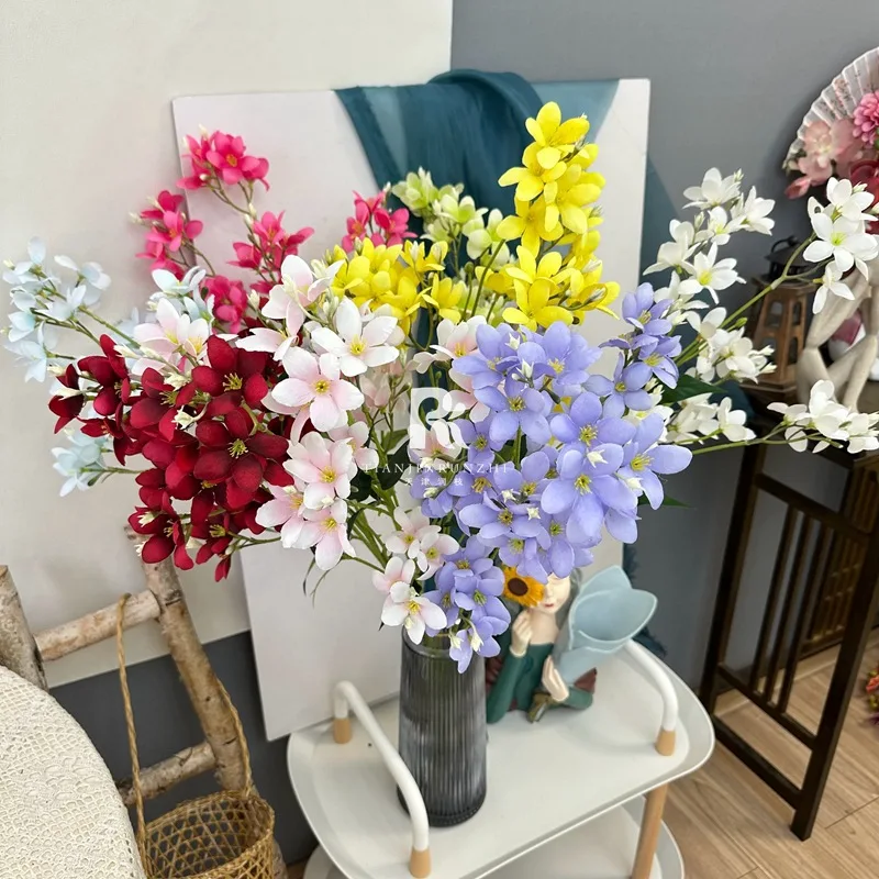 

Zilan simulation flower wedding, wedding hall ceiling, background floral arrangement, soft decoration, road guide