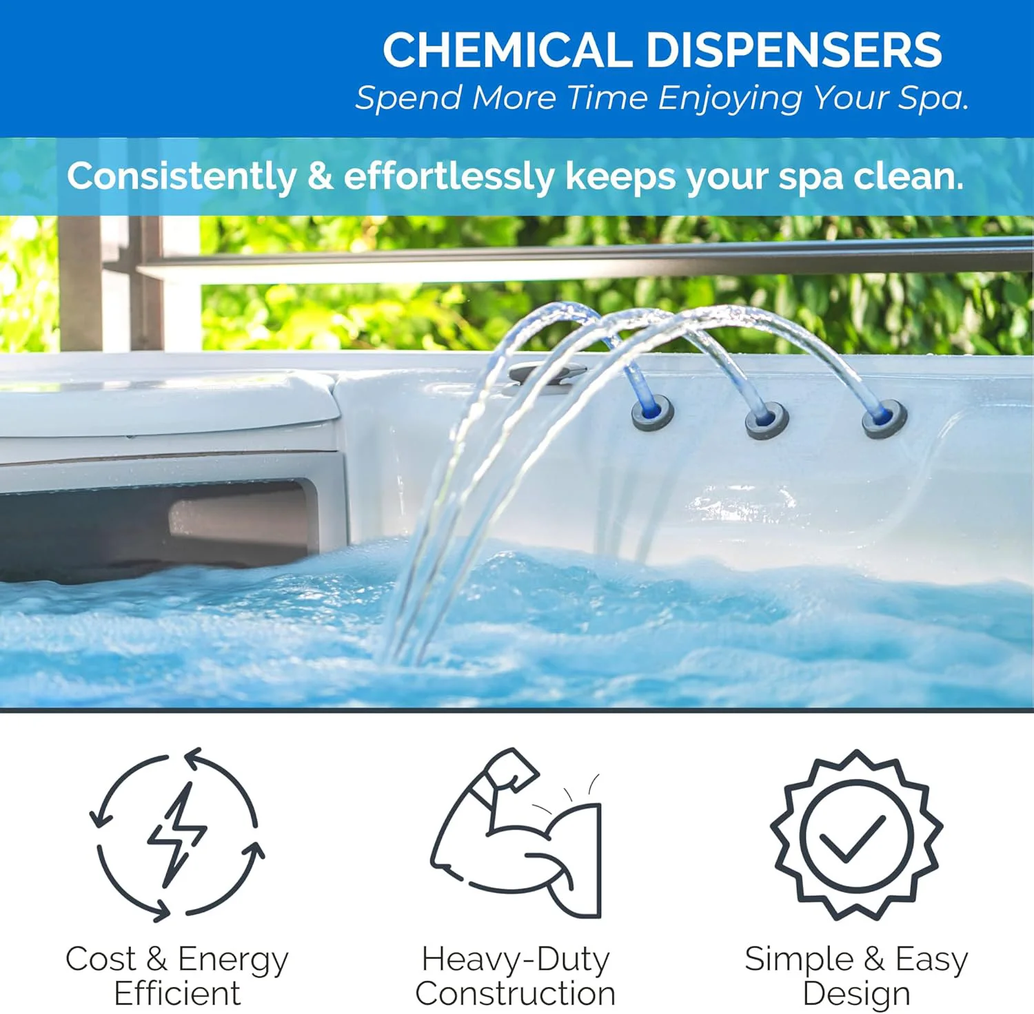 Floating Mini Chlorine and Bromine Chemical Dispenser for Pool, Spa, Hot Tub, and Fountain  Adjustable Flow Vents Bromine Holder