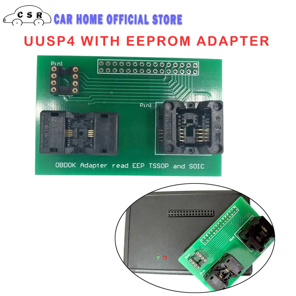 Original UUSP4 with EEPROM Adapter For UPA USB V1.3 Programmer ECU Chip Tunning Serial Car Diagnostic Tool High Quality